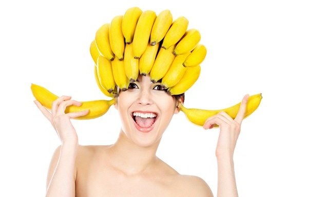 Банановая маска для волос