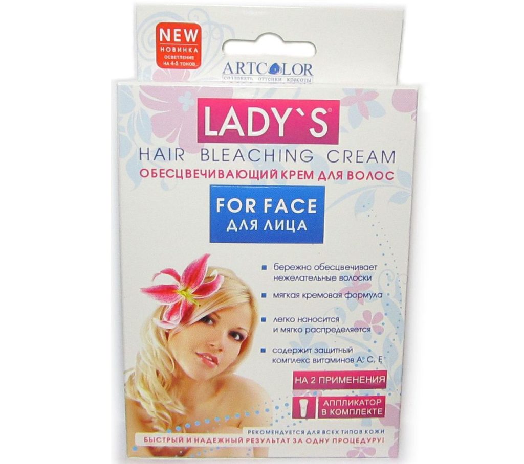 Осветляющие маски в домашних условиях. Lady's обесцвечивающий крем для волос лица. Крем для обесцвечивания волос на лице. Средство для осветления волос на лице. Осветлитель для волос на лице.